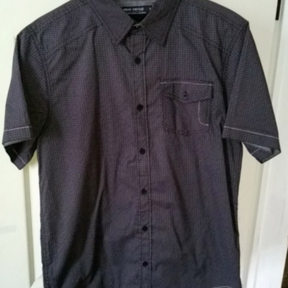 Urban Vintage Short Sleeved Button Down Shirt - Picture 6 of 6